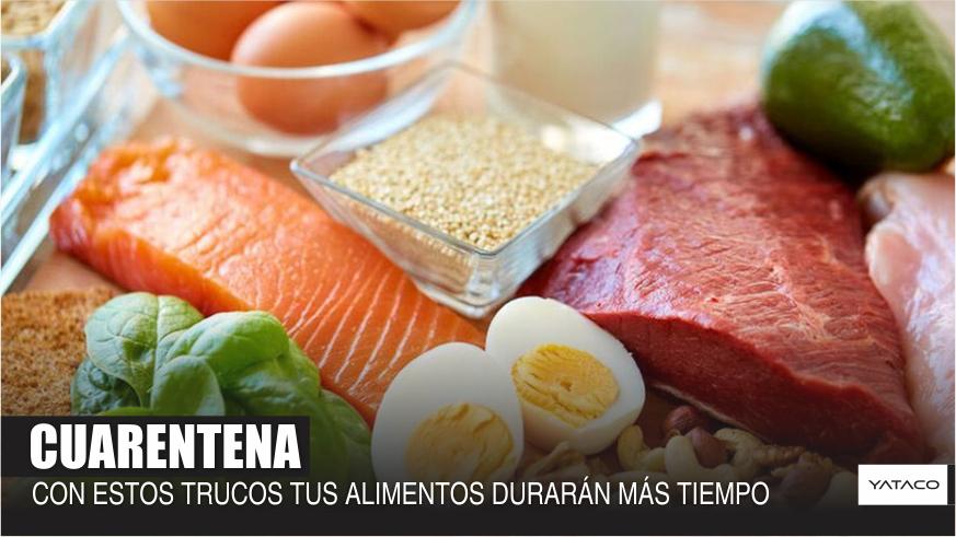 CUARENTENA: Con estos trucos tus alimentos durarán más tiempo