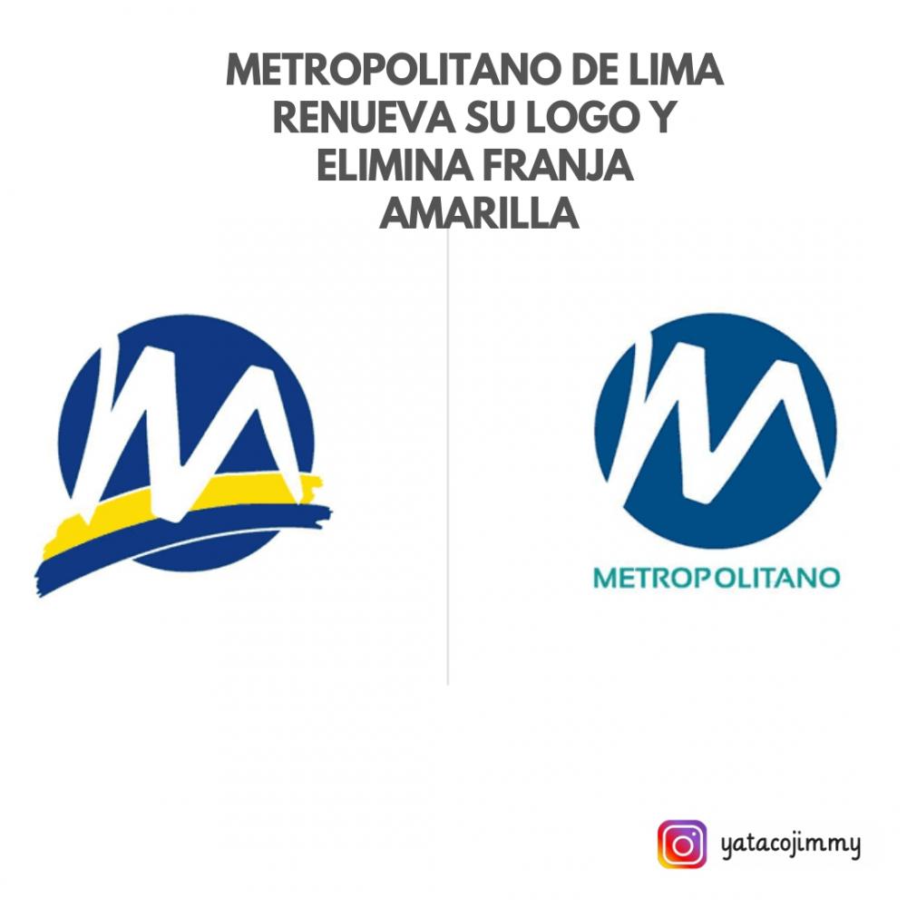 Metropolitano de Lima renueva su logo y elimina franja amarilla