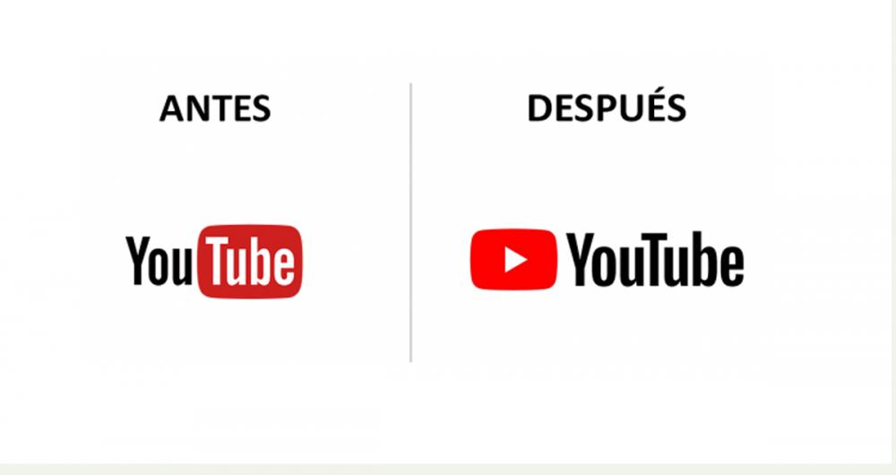 YouTube cambia de logotipo por primera vez en su historia