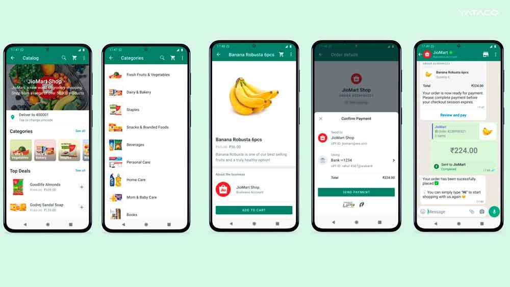 Nueva función compras en WhatsApp